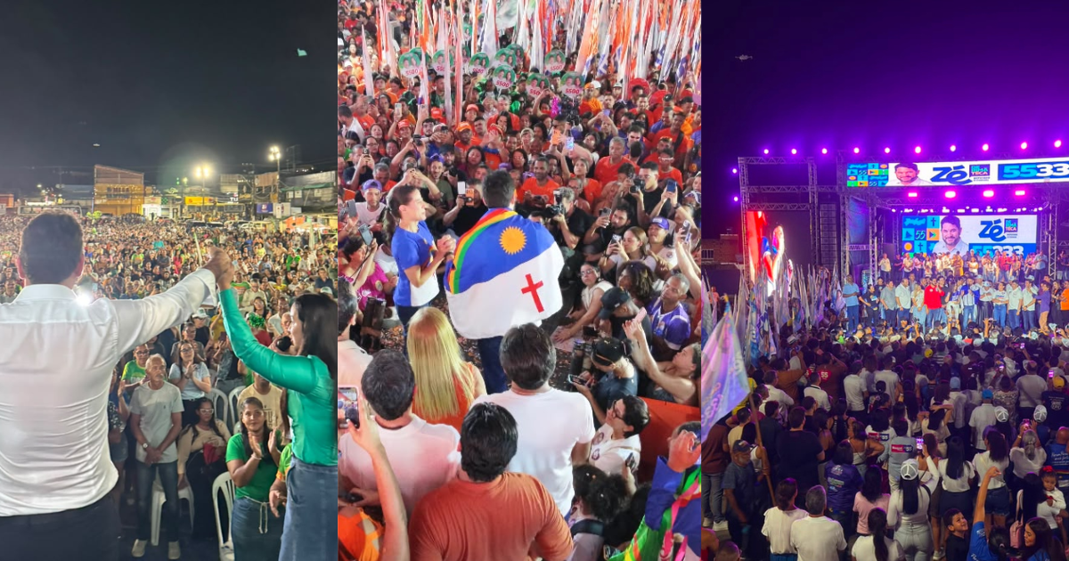 Zé, César e Rebeca impressionam pela mobilização no início da campanha; evento de Flávio Filho fica abaixo das expectativas